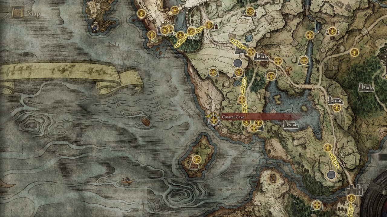 Elden-Ring-Coastal-Cave-Map